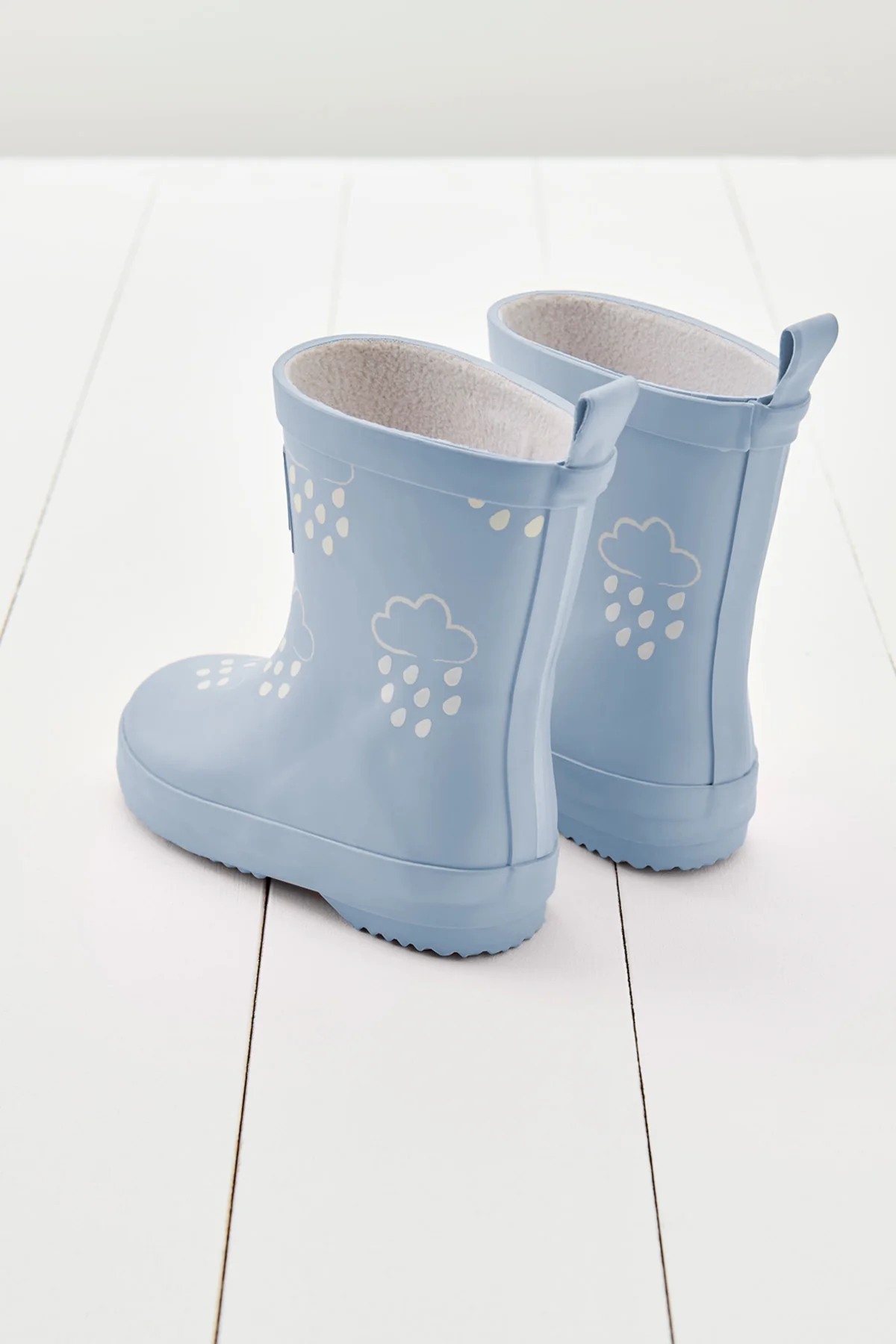 Stivali da pioggia color rivelatore azzurro per bambini piccoli - immagine 3